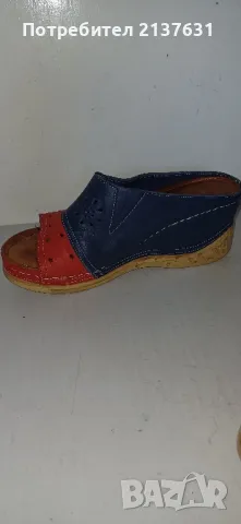 НОВИ ! ДАМСКИ  ОБУВКИ , САНДАЛИ  , ЧЕХЛИ  - ЕСТЕСТВЕНА КОЖА  - N 38, снимка 5 - Дамски ежедневни обувки - 50322382