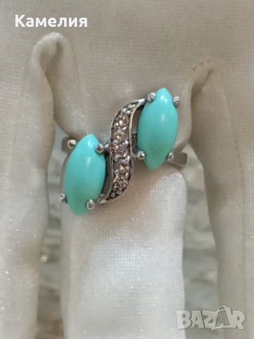 Сребърен пръстен , снимка 5 - Пръстени - 51317431