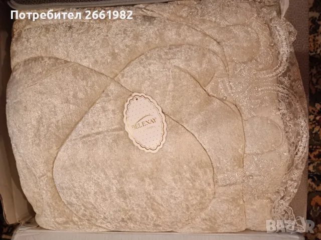 Нов ЛУКСОЗЕН спален комплект от 6 части - ТУРЦИЯ, снимка 5 - Спално бельо - 48816476