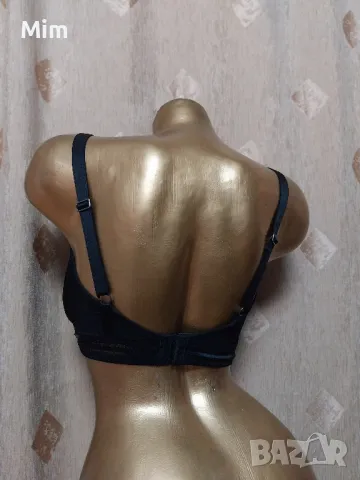 75 H Черен дантелен сутиен , снимка 4 - Бельо - 48328796