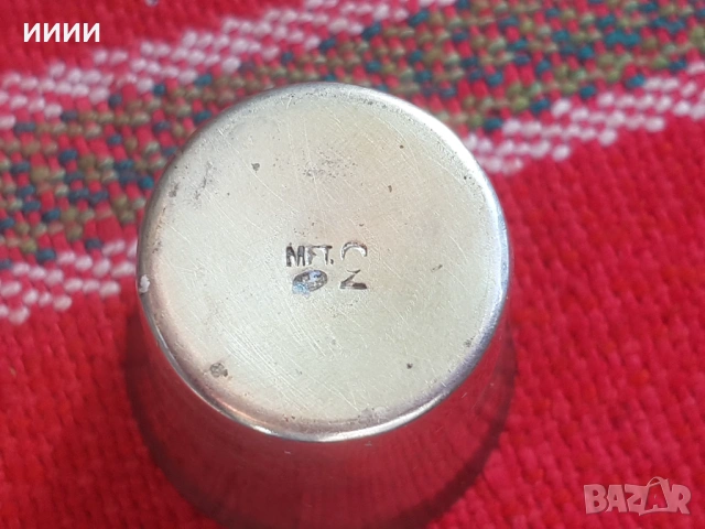 Посребрена чаша 6 бр, снимка 4 - Антикварни и старинни предмети - 53255093