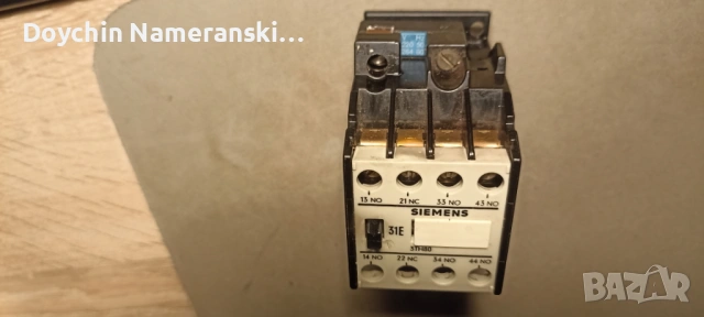 Контактор Siemens  3TH8031-0A, снимка 3 - Резервни части за машини - 53142675