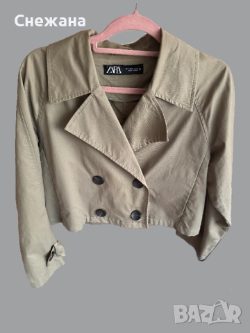 Къс шлифер ZARA, снимка 4 - Шлифери - 52293873