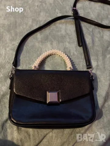 Дамска черна чанта, снимка 1