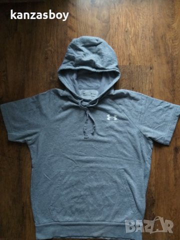 Under Armour Men's UA Rival Fleece Short Sleeve - страхотно мъжко горнище , снимка 7 - Спортни дрехи, екипи - 39246226