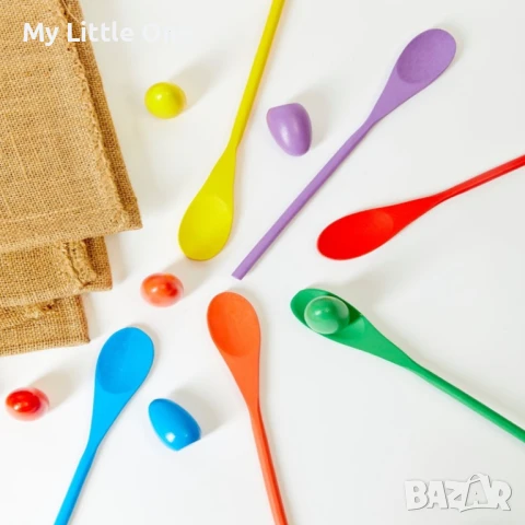 Дървена игра за баланс с яйца, снимка 3 - Образователни игри - 50998266