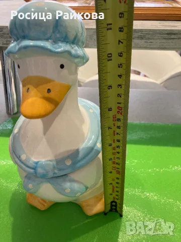 Голям Порцеланов буркан за бисквитки /декорация, снимка 7 - Други - 50021671