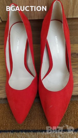 Чисто нови официални червени обувки висок ток Karen Millen EU 40, снимка 9 - Дамски обувки на ток - 38101550