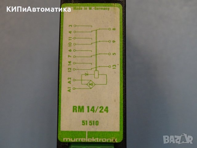 реле Murrelektronik RM 14/24 Output Relay 51510 24V AC/DC 2A, снимка 5 - Резервни части за машини - 37653932