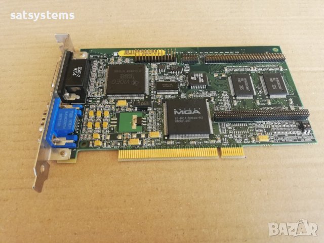  Видео карта Matrox MGA-MIL/2/SNI 576-04 REV.A 2MB PCI, снимка 5 - Видеокарти - 38774824