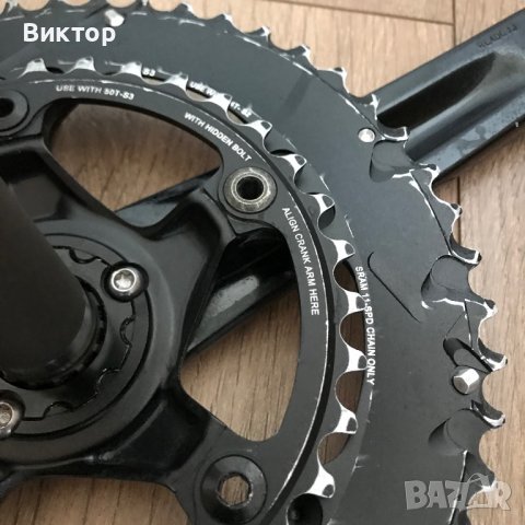 Шосейни курбели SRAM Rival 22 compact 50/34 + средно движение GXP, снимка 3 - Части за велосипеди - 38226147
