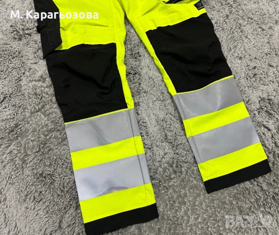 Snickers 6243 AllRoundWork High Vis Stretch Trousers, Размер 54, снимка 6 - Панталони - 52666771