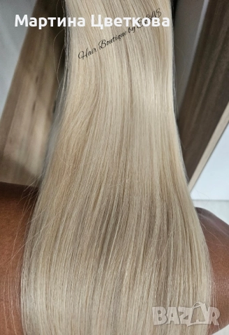 100 % Естествена славянска коса + ПОДАРЪК , снимка 6 - Аксесоари за коса - 52316520