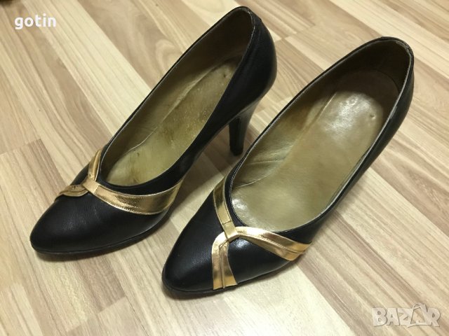 Елегантни Дамски Обувки Естествена Кожа Чудесен подарък, снимка 3 - Дамски елегантни обувки - 28365265
