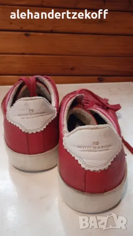 Спортни кожени обувки кецове scotch & soda, снимка 3 - Кецове - 50421057