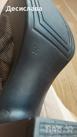 Дамски обувки с дебел ток , снимка 9 - Дамски обувки на ток - 52431071