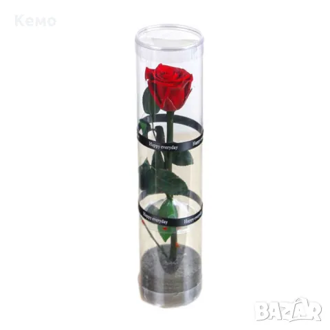 Елегантна вечна роза в стилна кутия, снимка 3 - Подаръци за жени - 48770390