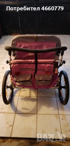 количка ремарке за колело , снимка 2 - Велосипеди - 52627034
