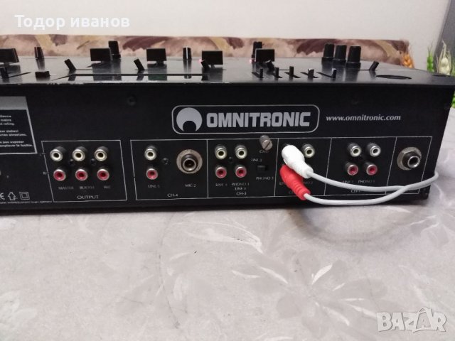 Omnitronic sm240, снимка 8 - Ресийвъри, усилватели, смесителни пултове - 38024211