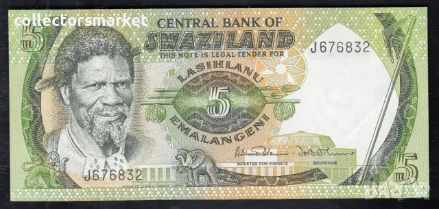 5 емалангени 1984, Свазиленд