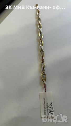 златна гривна 4.42 гр      05610-25/2     , снимка 2 - Гривни - 52721361