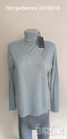 Armani Exchange A/X  Wool   Knit Womens Size XS НОВО! ОРИГИНАЛ! Дамскo Поло , снимка 7 - Блузи с дълъг ръкав и пуловери - 53423976
