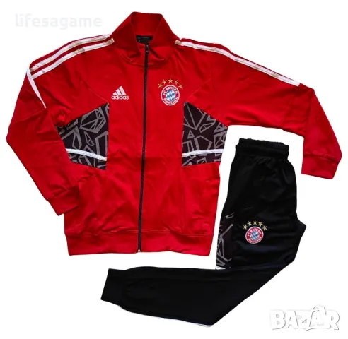 последен брой 176 р. Детски футболен екип Байерн Мюнхен комплект Bayern Munich дълъг ръкав