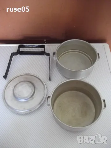 Комплект от 2 бр. канчета за храна от соца, снимка 7 - Други стоки за дома - 47487761