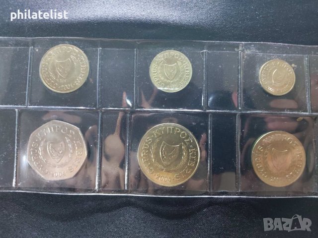 Комплектен сет - Кипър в пенсове , 6 монети, снимка 2 - Нумизматика и бонистика - 43187072