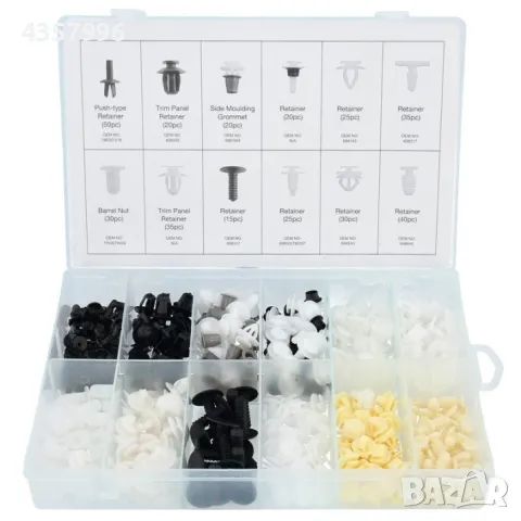 К-т щипки за Пежо, клипсове 345бр. За кори и др., снимка 2 - Аксесоари и консумативи - 48772616