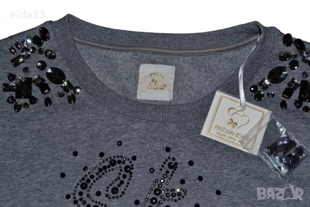 Maison Espin - дамска блуза, размер XS, снимка 3 - Блузи с дълъг ръкав и пуловери - 36426189