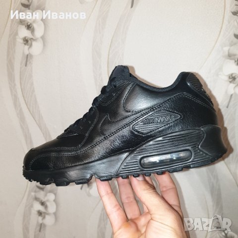 Оригинални МАРАТОНКИ NIKE AIR MAX 90 LEATHER номер 38,5-39, снимка 17 - Маратонки - 43024798