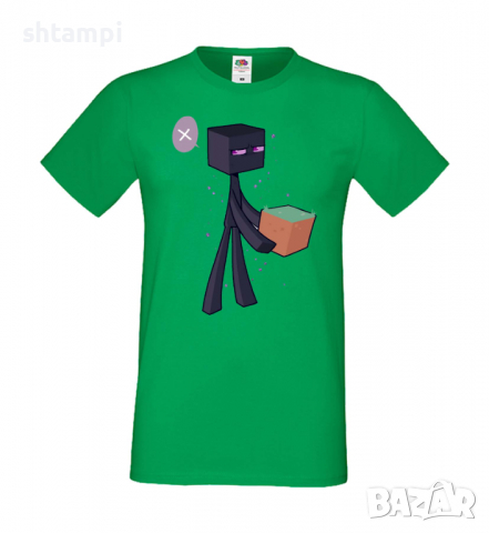 Мъжка тениска Enderman 3, майнкрафт Minecraft,Игра,Забавление,подарък,Изненада,Рожден Ден., снимка 6 - Тениски - 36494782