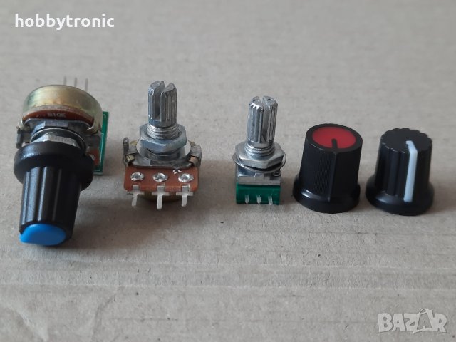 Потенциометри 1K, 2K, 5K, 10K, 20K, 50K, 100K, 250K, 500K, снимка 2 - Друга електроника - 33145344