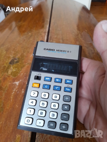 Стар калкулатор Casio Memory B-1, снимка 2 - Други ценни предмети - 51481803