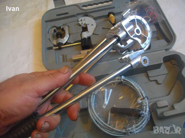 НОВ Ремонтен комплект ръчни инструменти РЕМОНТ ТРЪБНИ ИНСТАЛАЦИИ И ВОДОПРЕНОСНА МРЕЖА ВОДОПРОВОДНА, снимка 13 - Други инструменти - 47507107