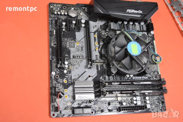I5 8500 + B360M Pro 4 + 16 GB DDR4 - Дъно процесор и памет, снимка 5 - Дънни платки - 53592749