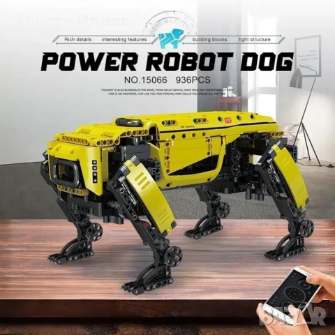 Конструктор Куче робот с двигател и дистанционно смарт контрол 936 части лего Lego, снимка 5 - Конструктори - 51285489