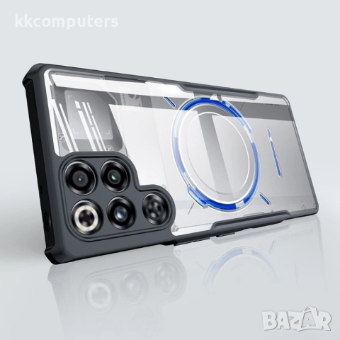 XUNDD Калъф за ZTE nubia RedMagic 11 Pro 5G / 11 Pro+ 5G с Прозрачен акрилен гръб- Черна TPU рамка, , снимка 2 - Резервни части за телефони - 52482386