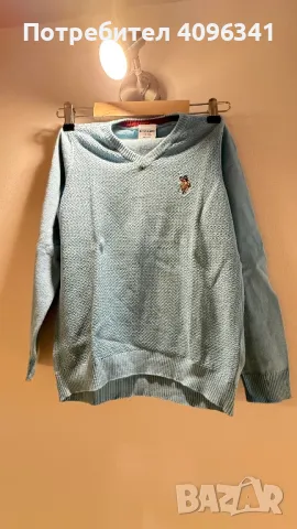 Дънки Boss + пуловер U.S. Polo, снимка 3 - Детски панталони и дънки - 49465905