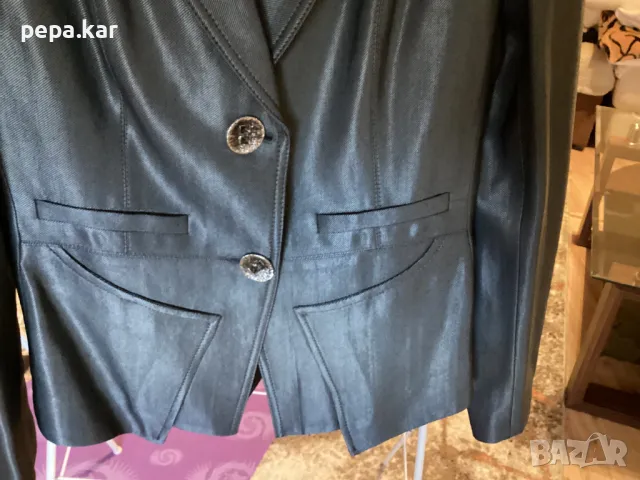 Ново. Графит марково сако Coralia  №42-44, снимка 2 - Сака - 50151128