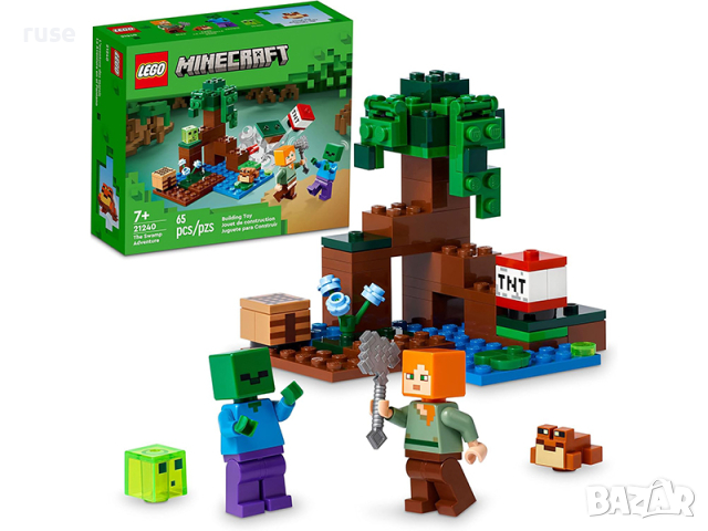 НОВИ! LEGO® Minecraft™ 21240 Приключение в блатото