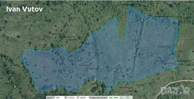 Продавам 5896 кв. м земеделска земя на 23 км от София ,до границата със землището на с. Владая