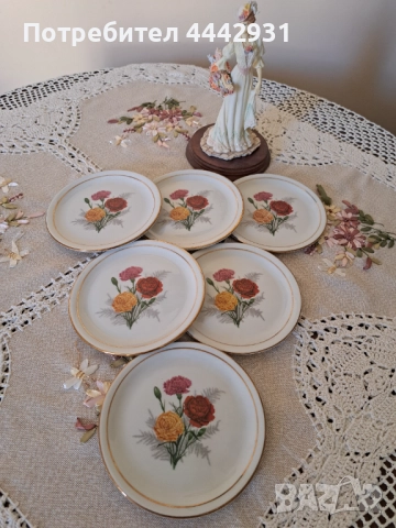 Десертни чинийки, снимка 2 - Чинии - 51463355