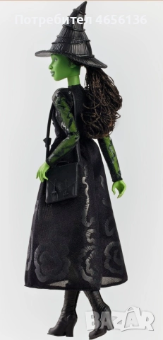 кукла от филма Злосторница Wicked -Глинда Glinda или Elphaba, снимка 3 - Кукли - 52732359