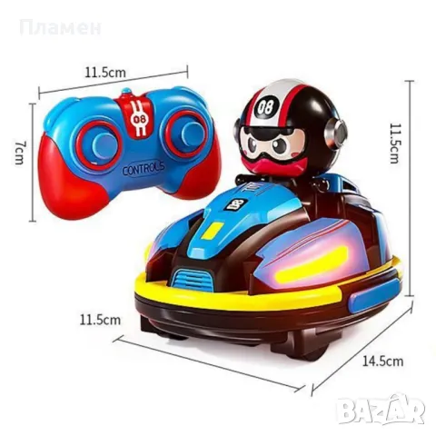 Ново!! Блъскащи колички с дистанционно управление игра за двама!, снимка 4 - Коли, камиони, мотори, писти - 49472126