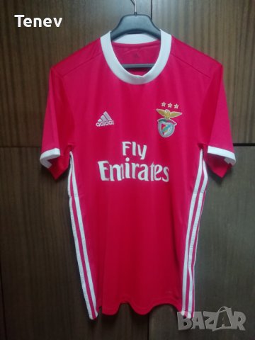 Benfica Adidas размер S Нова Оригинална Тениска Фланелка Бенфика Екип 
