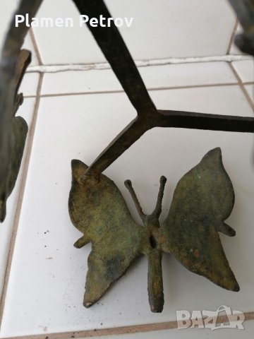 Бронзова поставка, чаши6,пепелник и бонбониера , снимка 6 - Антикварни и старинни предмети - 34954857