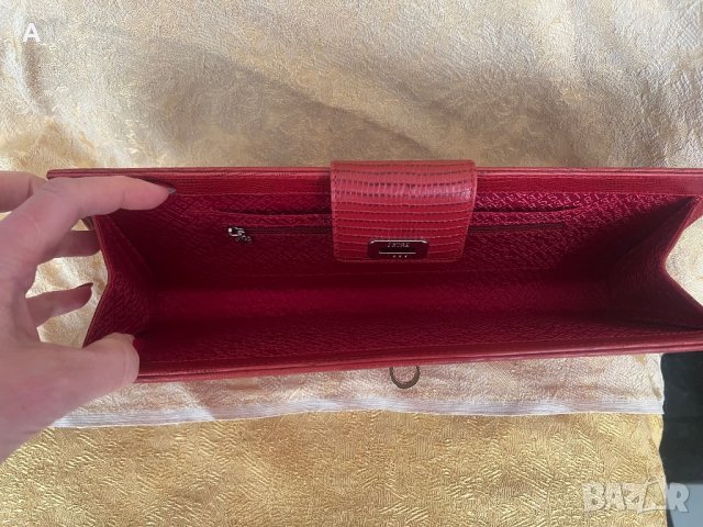 Дамски клъч Petek естествена кожа, снимка 4 - Чанти - 43592894