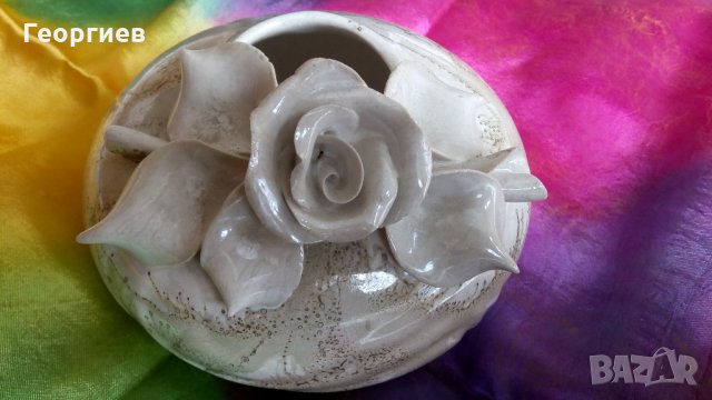 Декоративна ваза за цветя, снимка 1 - Вази - 28541547